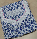 Cotton Pleated, With Pockets, No Open Medium Printed Nighty