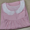 Cotton Pleated, With Pockets, No Open Medium Printed Nighty