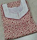 Cotton Pleated, With Pockets, No Open Large Printed Nighty