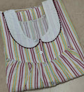 Bantex Pleated, With Pockets, Half Open Medium Printed Nighty