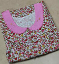 Bantex Pleated, With Pockets, Half Open Medium Printed Nighty