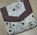 Cotton Pleated, Half Open Large Printed Nighty