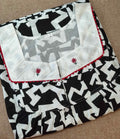 Cotton Pleated, With Pockets, Half Open Xlarge Printed Nighty