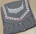 Bantex Pleated, With Pockets, Half Open Large Printed Nighty