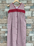 Cotton With Pockets, Full Open Medium Printed Frock Nighty