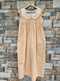 Cotton With Pockets, Central zip Large Printed Maternity Wear
