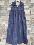 Cotton With Pockets, Full Open Medium Printed Frock Nighty