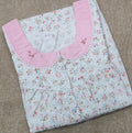 Cotton Pleated , With Pockets, Half Open Medium Printed Nighty