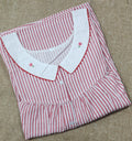 Cotton Pleated , With Pockets, Half Open Large Printed Nighty