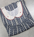 Cotton Pleated , With Pockets, No Open Medium Printed Nighty