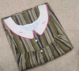 Soft Cotton Pleated , With Pockets, Half Open Medium Printed Nighty