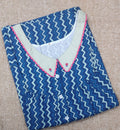 Soft Cotton Pleated , With Pockets, Half Open Medium Printed Nighty