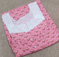 Cotton Pleated , With Pockets, Half Open Medium Printed Nighty
