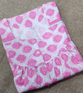Cotton Pleated , With Pockets, Half Open Medium Printed Nighty