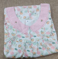 Rayon Pleated , With Pockets, Half Open Medium Printed Nighty