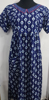Soft Cotton Side zip, With Pockets, Side elastic Large Printed Maternity Wear
