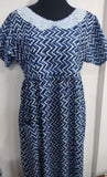 Soft Cotton Side zip, With Pockets, Side elastic Large Printed Maternity Wear