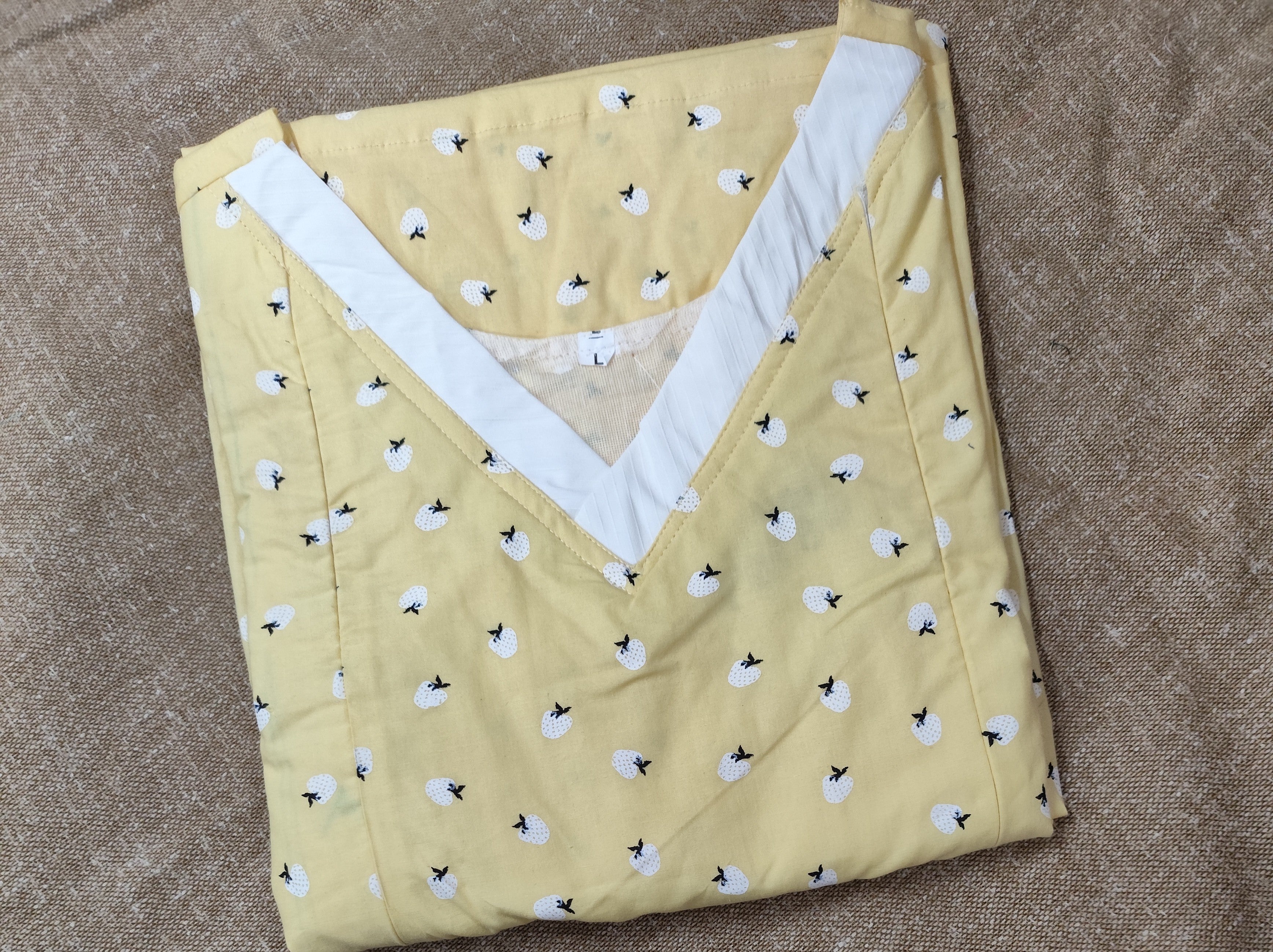 Cotton Side zip, With Pockets, Side elastic Large Printed Maternity Wear