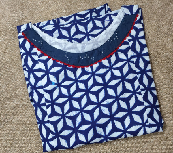 Soft Cotton Side zip, With Pockets, Side elastic Large Printed Maternity Wear