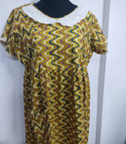 Soft Cotton Side zip, With Pockets, Side elastic Large Printed Maternity Wear