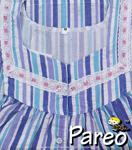 Cotton printed  Nighty medium size for women