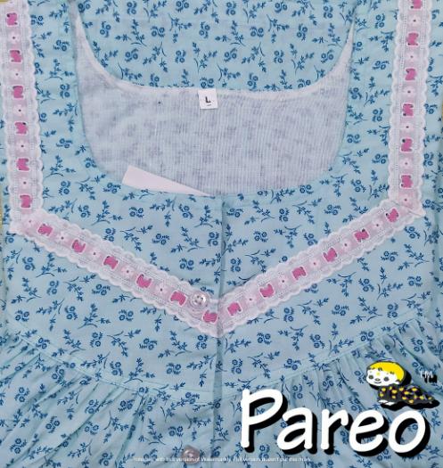 Cotton printed Nighty large size for women