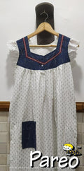 Sleeveless Small Cotton printed Nighty  for women