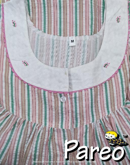 Cotton printed  Nighty medium size for women
