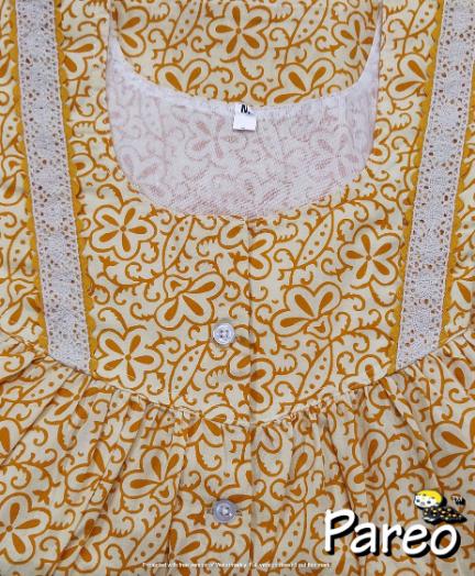 Cotton printed  Nighty Medium size for women
