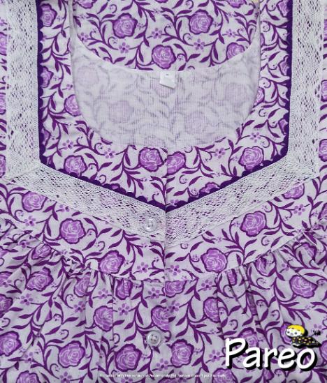 Cotton printed  Nighty Medium size for women