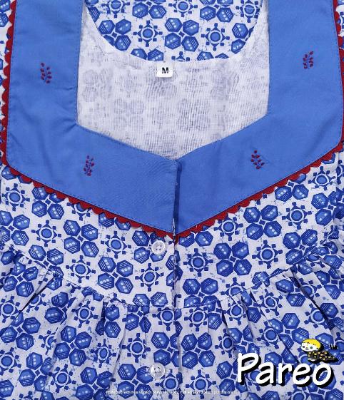 Cotton printed  Nighty Medium size for women