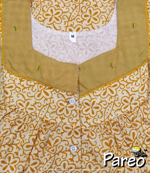 Cotton printed  Nighty Medium size for women