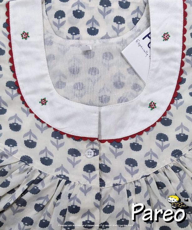 Cotton printed  Nighty Medium size for women