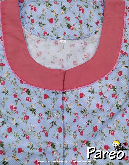 Bantex printed A-Line Nighty large size for women