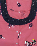 Cotton printed A-Line Nighty large size for women