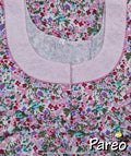 Cotton Half Open Large Printed Nighty