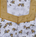 Rayon Half Open Large Printed Nighty