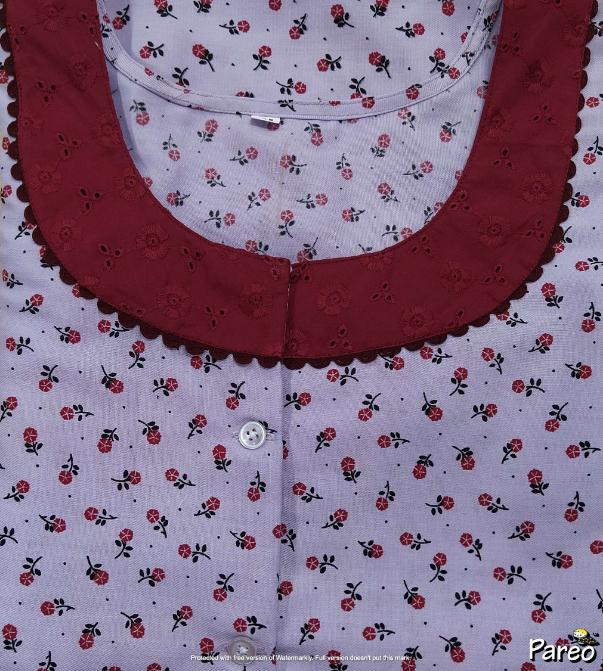 Cotton A-Line Medium Printed Nighty