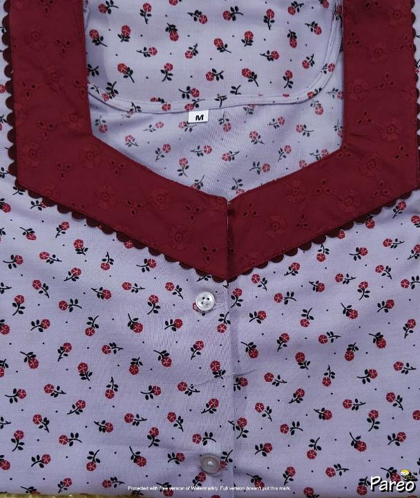 Cotton A-Line Medium Printed Nighty