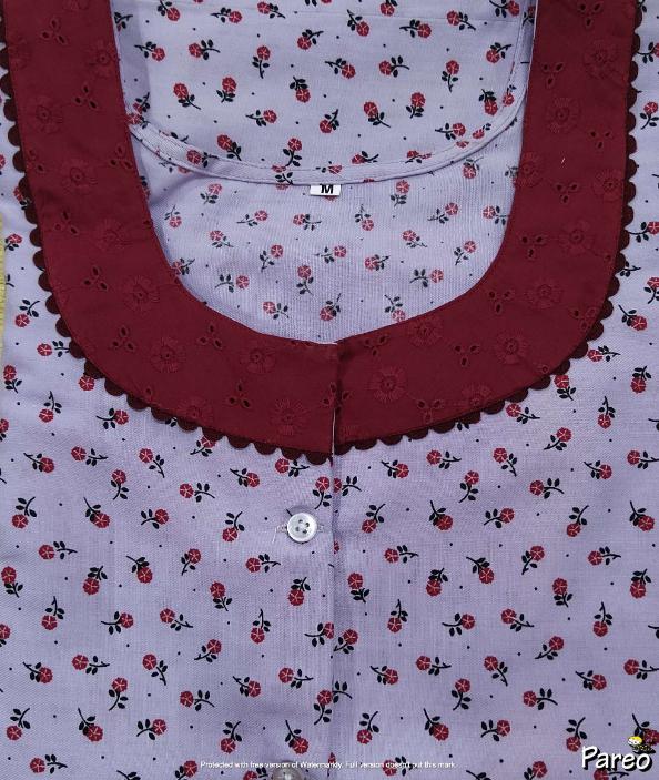 Cotton A-Line Medium Printed Nighty