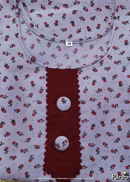 Cotton A-Line Medium Printed Nighty