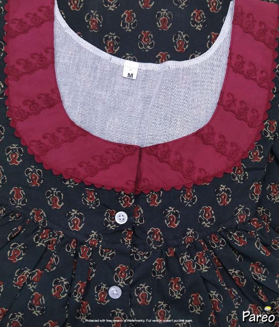 Cotton Half Open Medium Printed Nighty