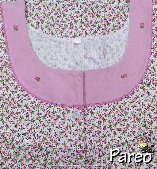 Cotton Half Open Xlarge Printed Nighty