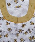 Rayon Half Open Large Printed Nighty