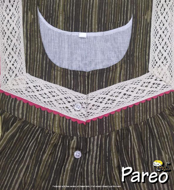 Cotton Half Open Medium Printed Nighty