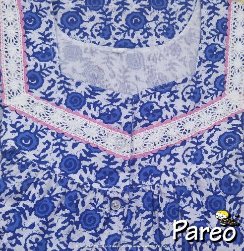 Cotton Half Open Medium Printed Nighty