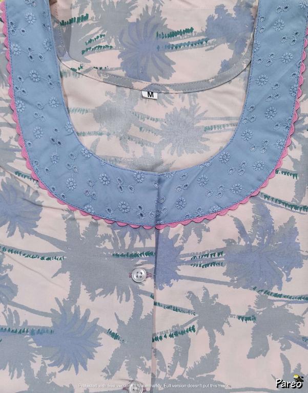 Cotton A-Line Medium Printed Nighty