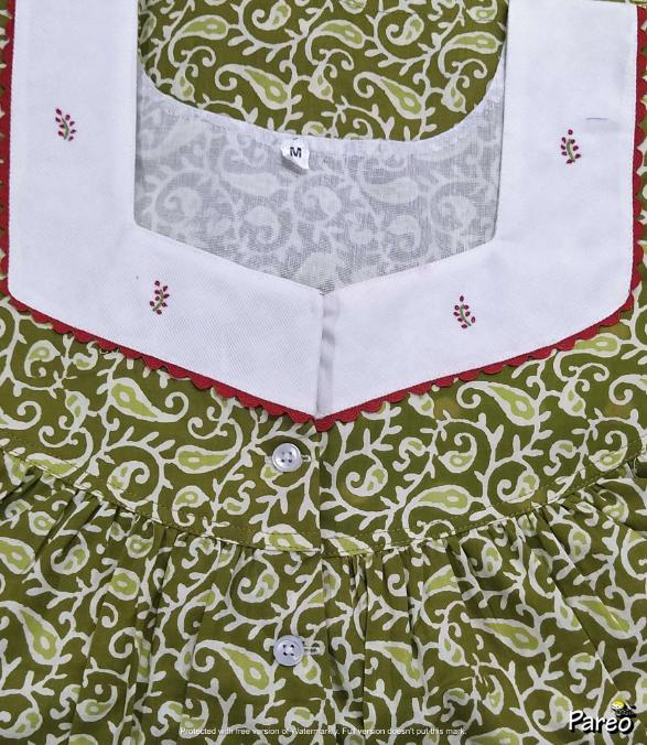 Cotton Half Open Medium Printed Nighty