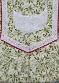 Cotton Half Open Small Printed Nighty