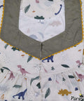 Cotton Half Open Small Printed Nighty